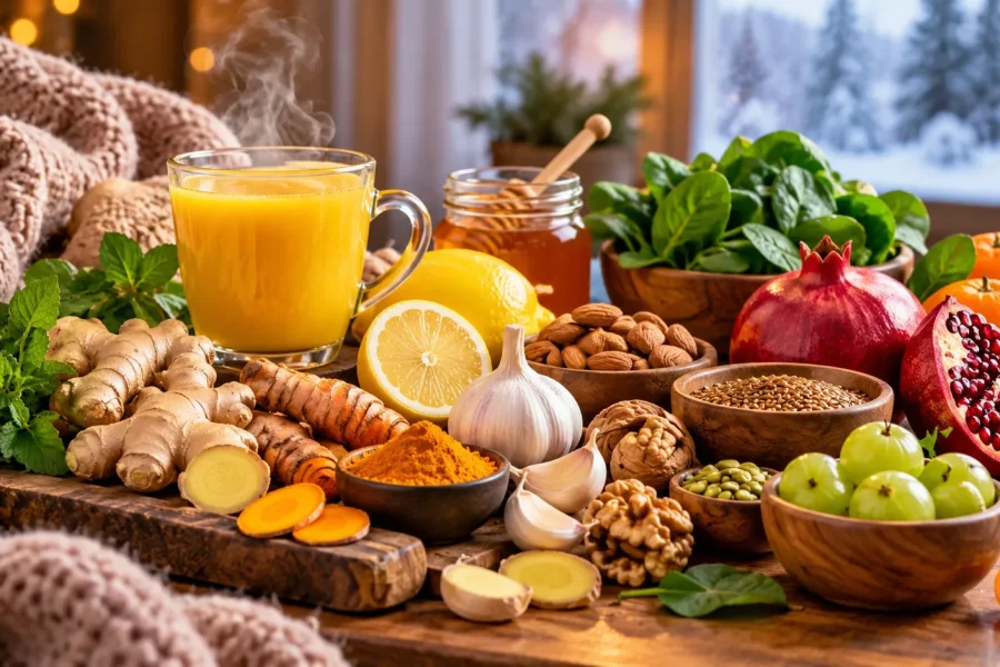सर्दियों में इम्युनिटी बढ़ाने के लिए क्या खाएं?